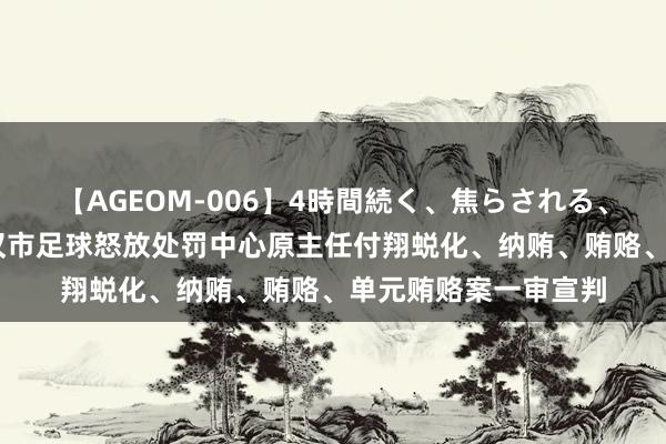 【AGEOM-006】4時間続く、焦らされる、すごい亀頭攻め 武汉市足球怒放处罚中心原主任付翔蜕化、纳贿、贿赂、单元贿赂案一审宣判