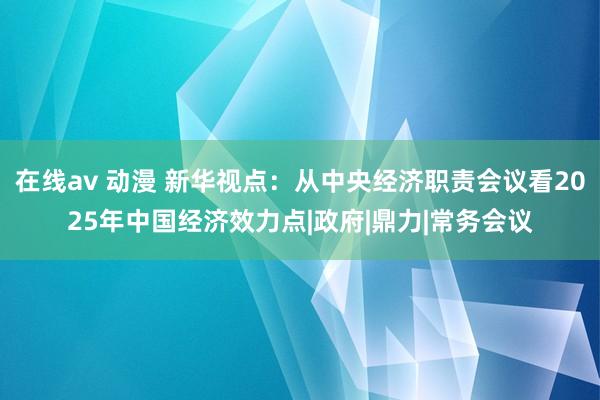 在线av 动漫 新华视点：从中央经济职责会议看2025年中国经济效力点|政府|鼎力|常务会议